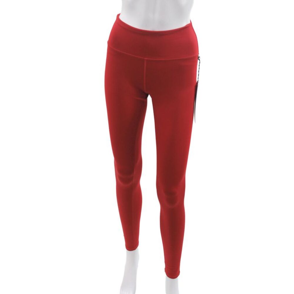 Alo Womens Ankle Red Leggings Athleisure Size M